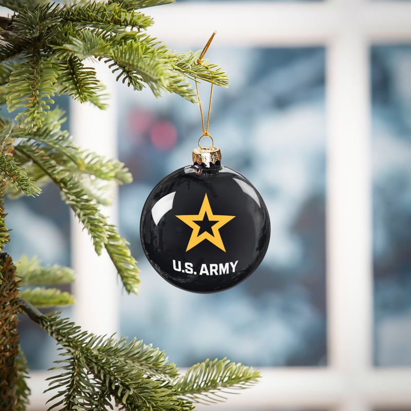 Blown Glass Ornament, Army,3ot5063bgo