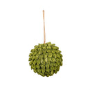 4" Paper Ruffled Ball Ornament