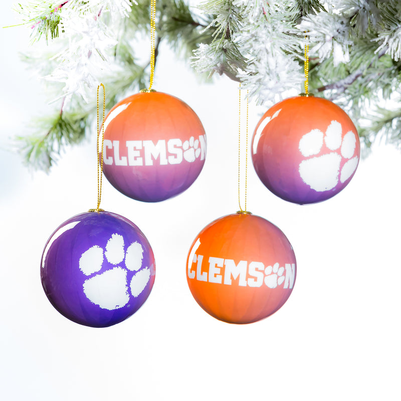 12pc Ornament Set, Clemson University,3ot912os12