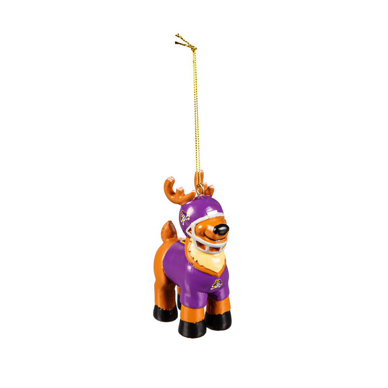 Reindeer Player Ornament, East Carolina University,3ot915rpo