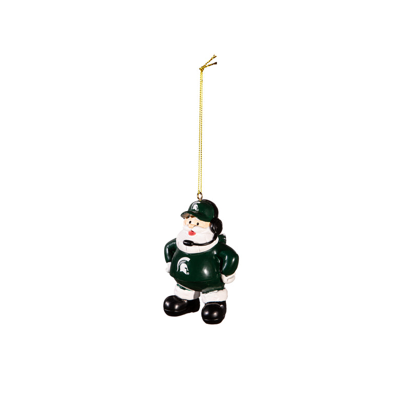 Coach Santa Ornament, University Of Michigan,3ot920cso