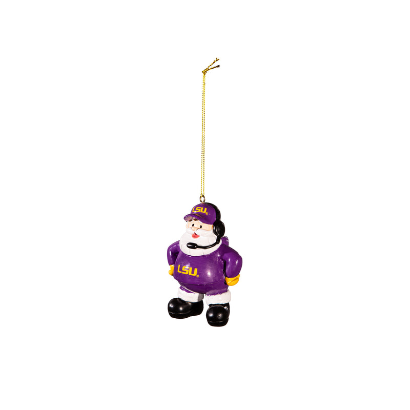 Coach Santa Ornament, Louisiana State University,3ot921cso