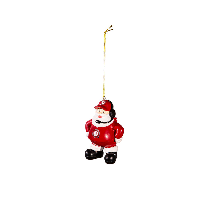 Coach Santa Ornament, University of Alabama,3ot924cso