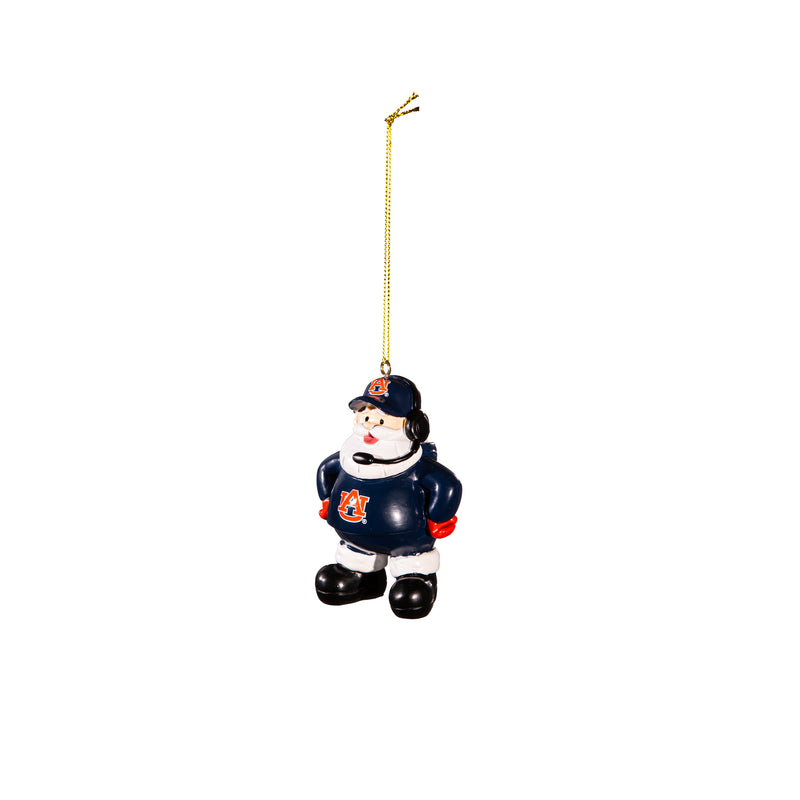 Coach Santa Ornament, Auburn University,3ot928cso