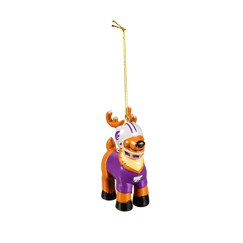 Reindeer Player Ornament, Kansas State University,3ot943rpo