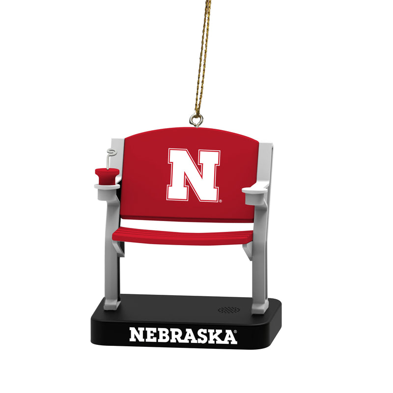 Stadium Seat Ornament, University of Nebraska,3ot949stad