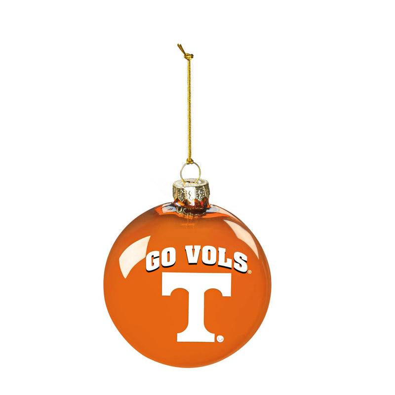 Blown Glass Ornament, University of Tennessee,3ot955bgo