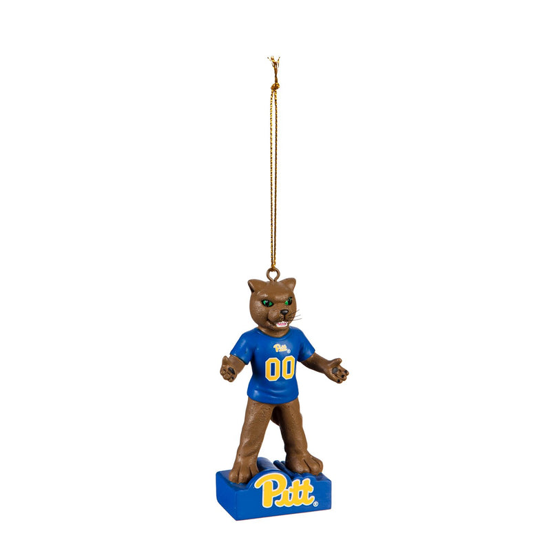 Evergreen Holiday Decorations,University of Pittsburgh, Mascot Statue Orn,2.56x1.38x3.5 Inches