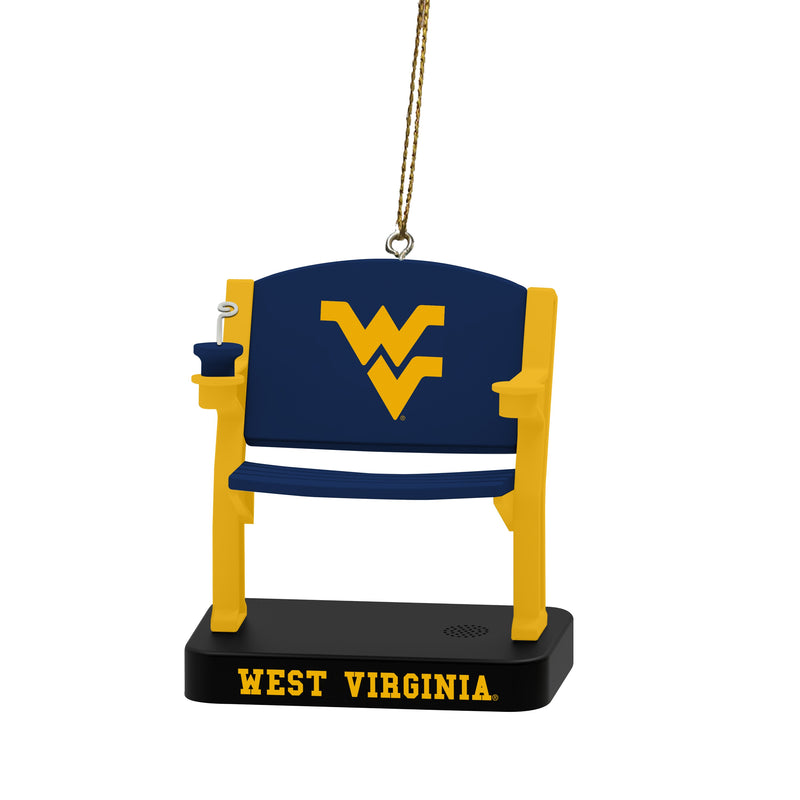 Stadium Seat Ornament, West Virginia University,3ot967stad