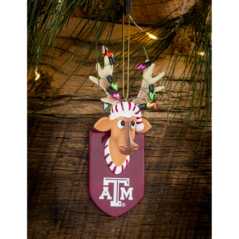 Texas A&M, Resin Reindeer Orn,3ot969rro