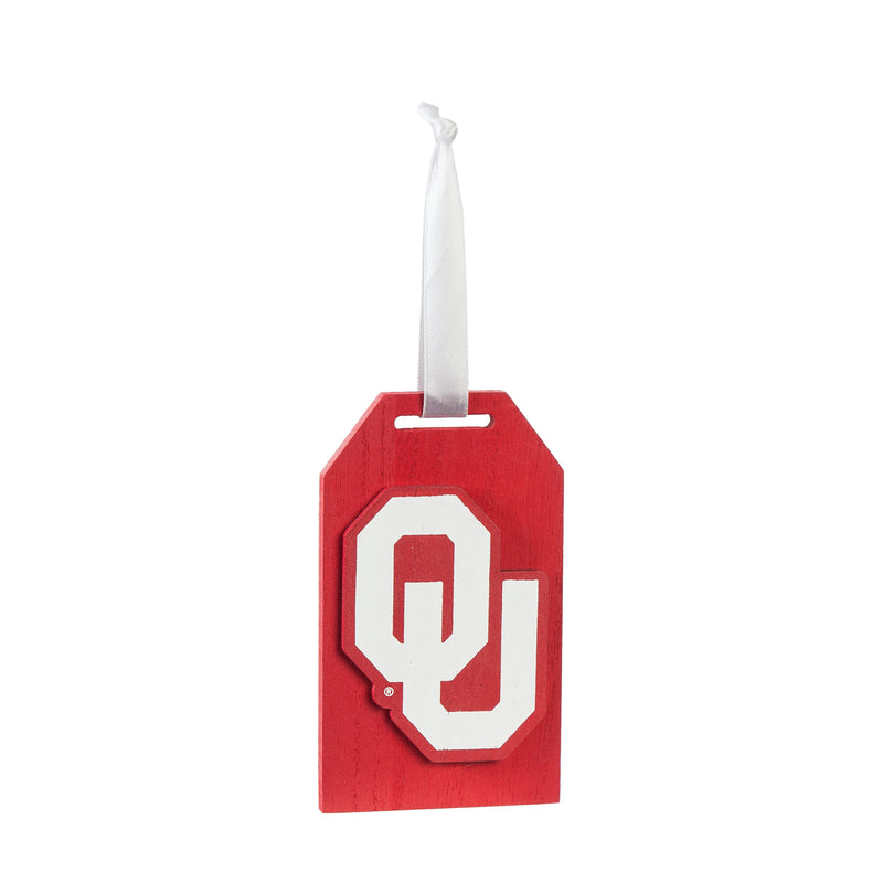 University of Oklahoma,Gift Tag Ornament,3ot974gt