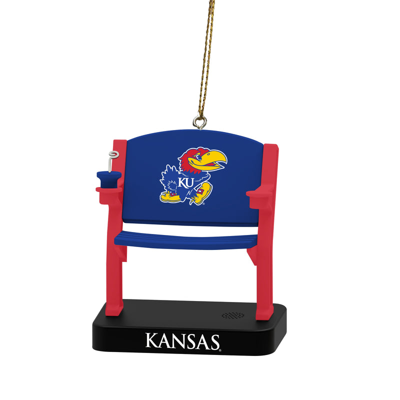 Stadium Seat Ornament, University of Kansas,3ot996stad