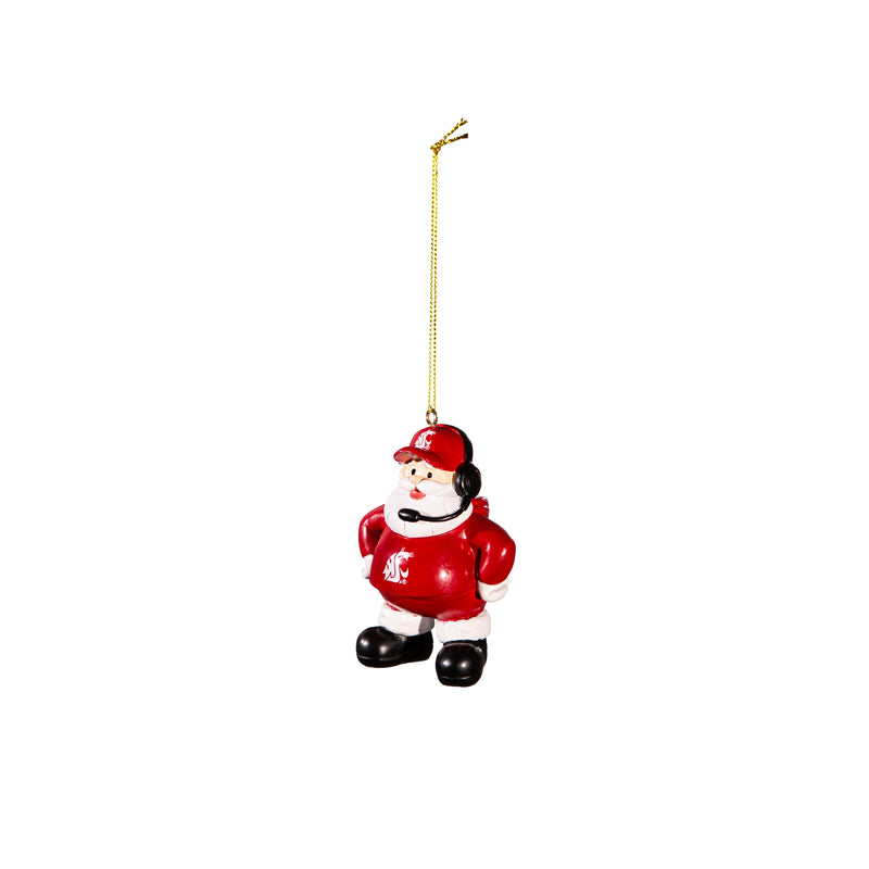 Coach Santa Ornament, Washington State University,3ot998cso