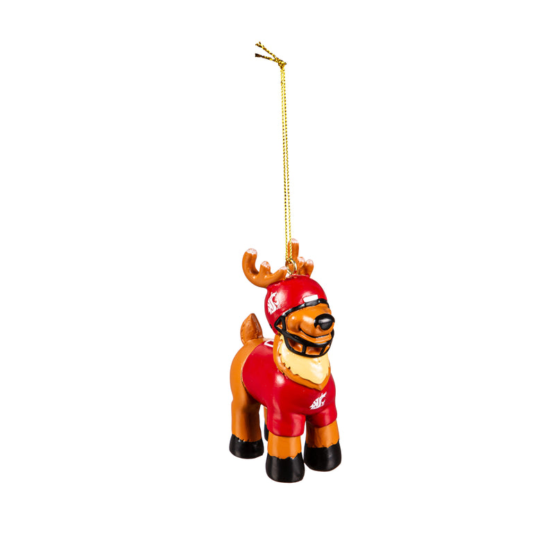 Reindeer Player Ornament, Washington State University,3ot998rpo