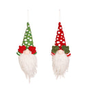15.25" Fabric Gnome Covering Eyes Ornament,3otf219