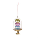 5" Plastic Macarons on Dessert Stand Ornament