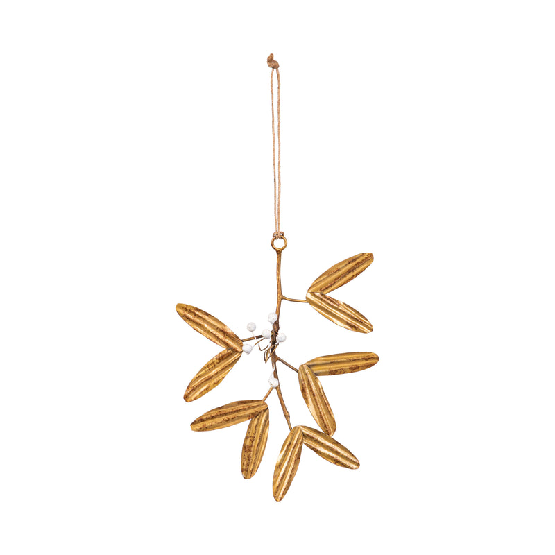 6" Metal Mistletoe Hanging Décor,3otm4797