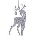 Joyful Traditions Ornament Deer "Merry Christmas" Metal Set