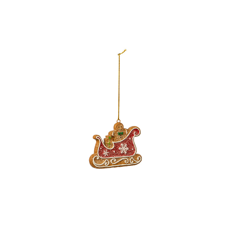 Resin Gingerbread Ornament,3otr202