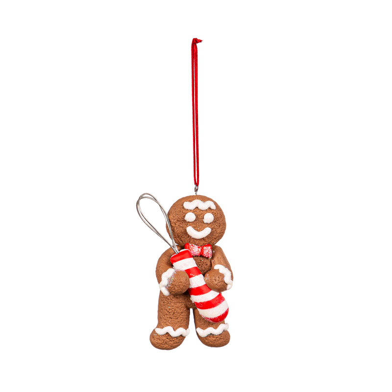 3.5" Resin Baking Gingerbread Ornament,3otr212