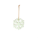4" Wood Snowflake Ornament