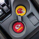 Kansas City Chiefs Car Coaster Set, 2pc
