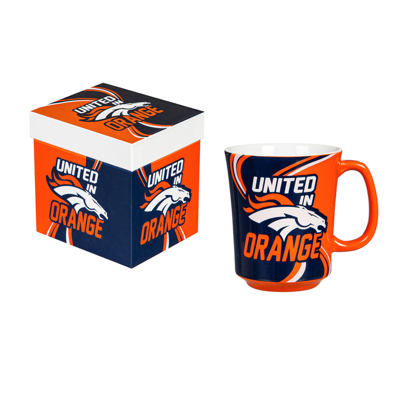 Denver Broncos, 14oz  Ceramic with Matching Box,3rca3809