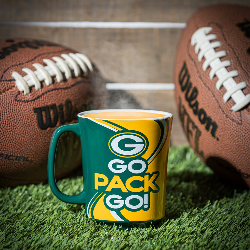 Green Bay Packers, 14oz  Ceramic with Matching Box,3rca3811