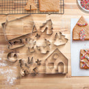 Stainless Steel Gingerbread House Cookie Cutter Set