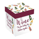 Wine The Glue Holding This Shit Show Together Stemless Glass, 17oz, Gift Box