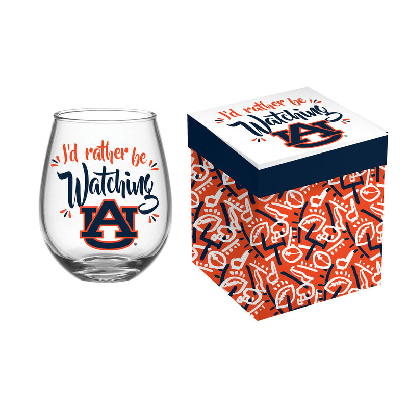 Auburn University, 17oz Boxed Stemless Wine,3sl928