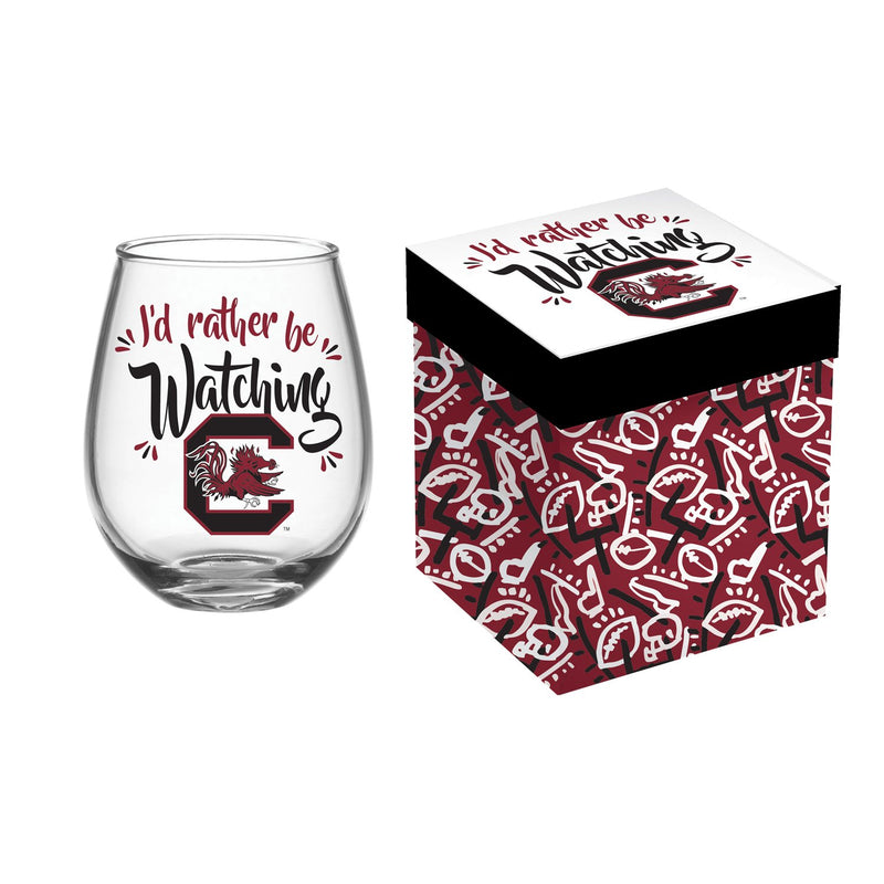 University of South Carolina, 17oz Boxed Stemless Wine,3sl954