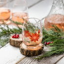 Stemless Glass w/ Box, 17oz, Holiday Greenhouse,3sl9899