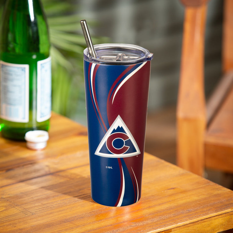 Stainless Steel Tumbler, 20oz, Colorado Avalanche,3ss4356t