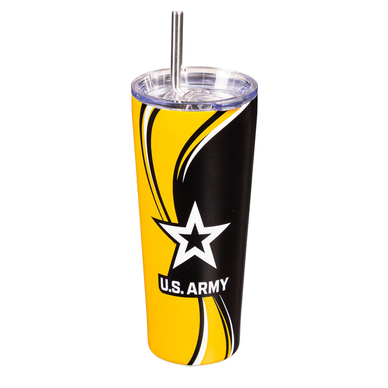 Stainless Steel Tumbler, 20oz, Army,3ss5063t