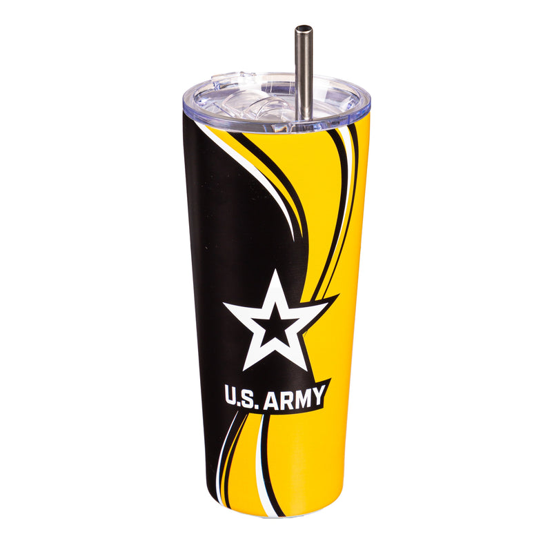 Stainless Steel Tumbler, 20oz, Army,3ss5063t