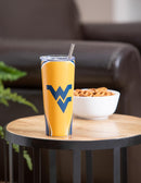 Stainless Steel Tumbler, 20oz, West Virginia University