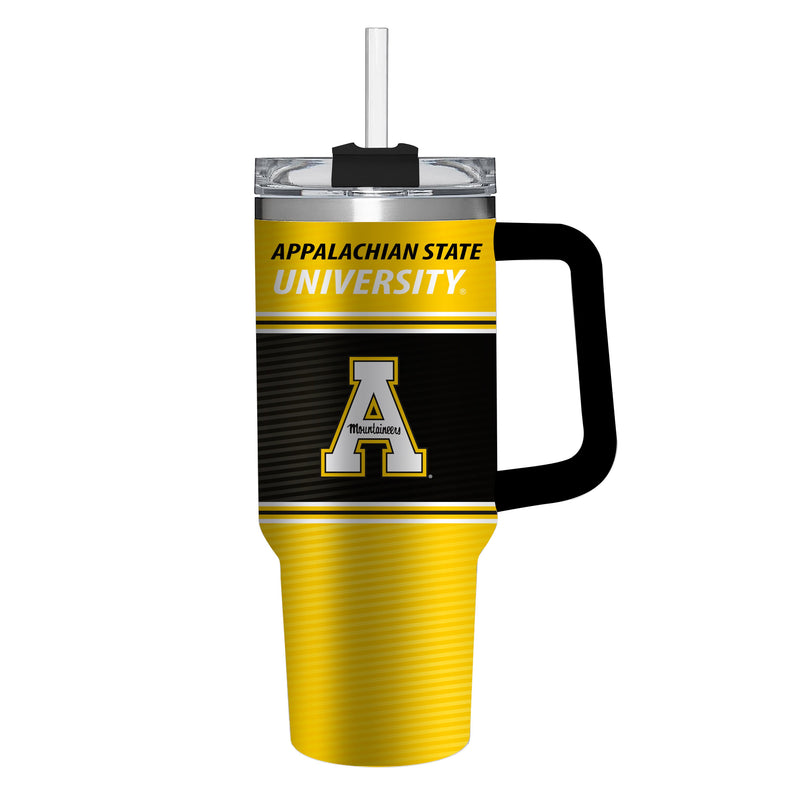 40oz Stainless Steel Mega Cup w/ Straw, Appalachian State University,3ss988cc