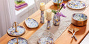 Golden Lilac Wood Salad Server Set