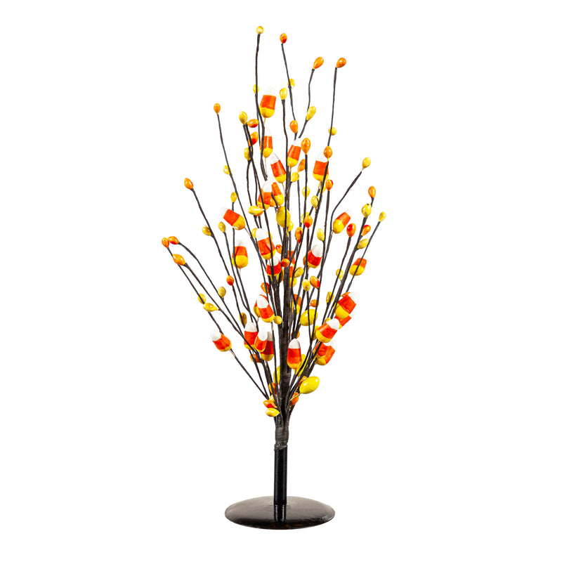 Halloween Candy Corn Artificial Stem Table Décor with Base,3sy119