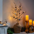 Winter Grove Stem Pine Cone Frosted LED Artificial Branch, 30"H