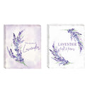 9.5" Wood Plock, Lavender Fields,3wp9862