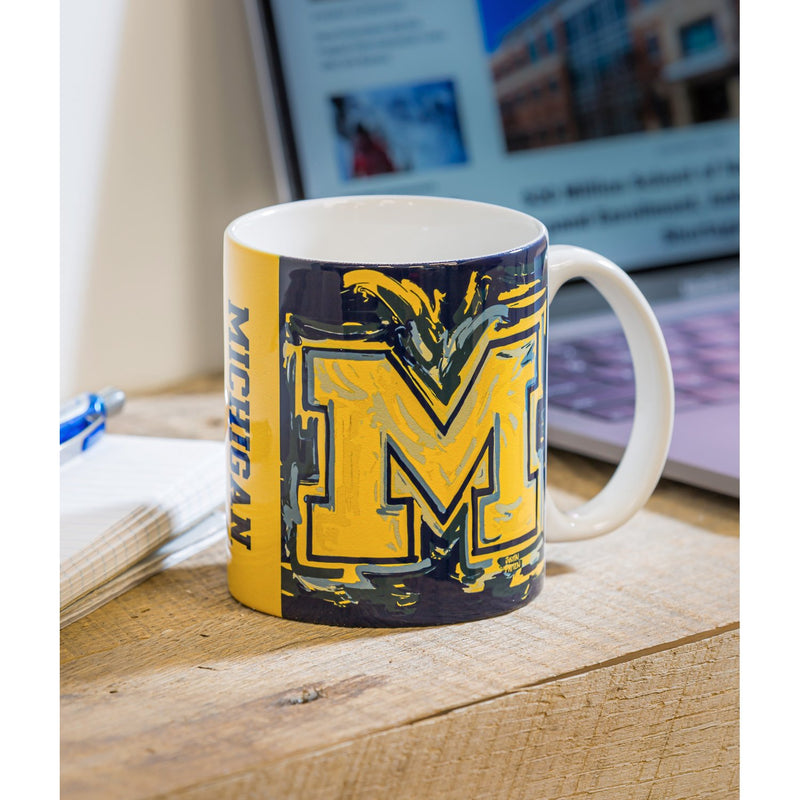 University Of Michigan, 11oz Mug Justin Patten,3wsm920jpa