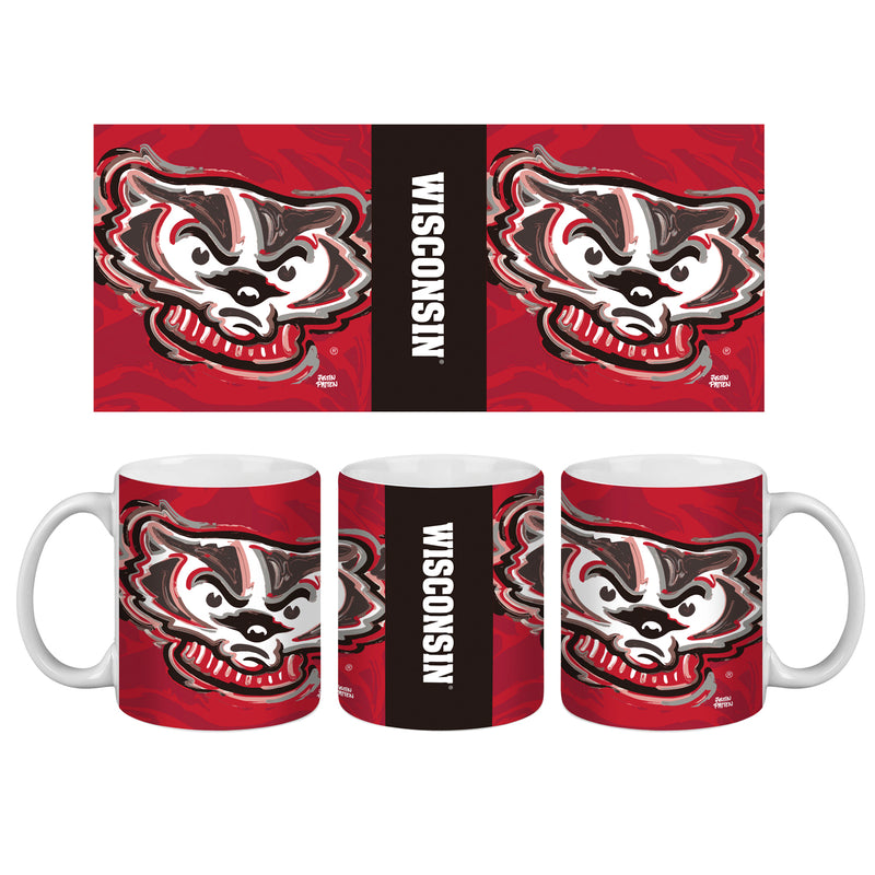 University of Wisconsin-Madison, 11oz Mug Justin Patten,3wsm984jpa