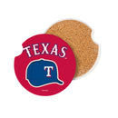 Texas Rangers Car Coaster Set, 2pc