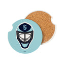 Seattle Kraken Car Coaster Set, 2pc