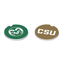 Colorado State University Car Coaster Set, 2pc