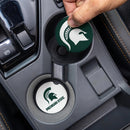Michigan State University Car Coaster Set, 2pc