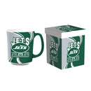 New York Jets, 14oz Ceramic Cup of Awesome with Matching Box