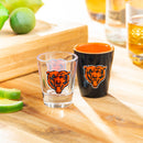Chicago Bears 4-Piece Ceramic and Glass 2oz. Cup Set